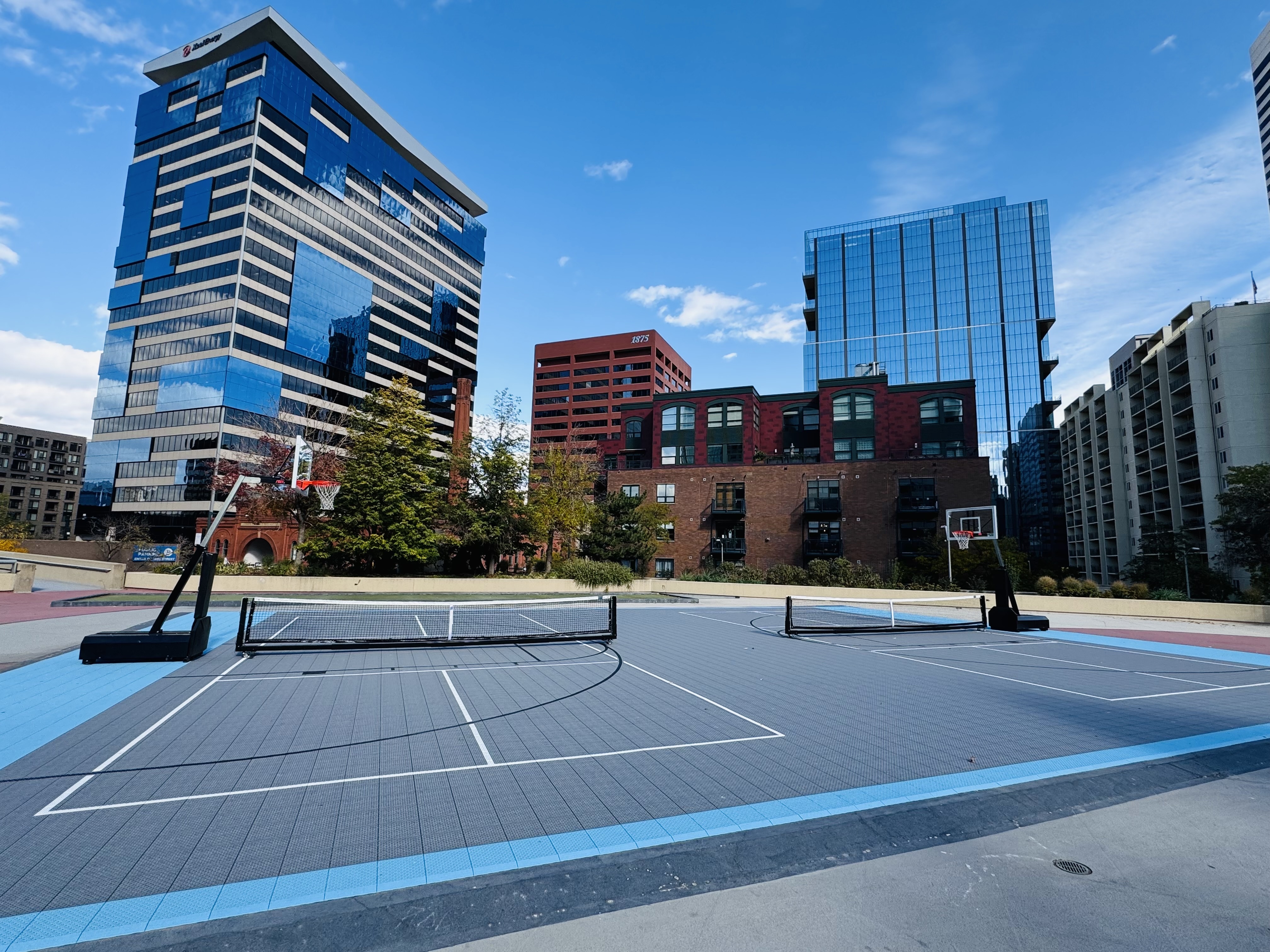 1125 Rooftop Pickleball in Denver, Colorado - Pickleball court