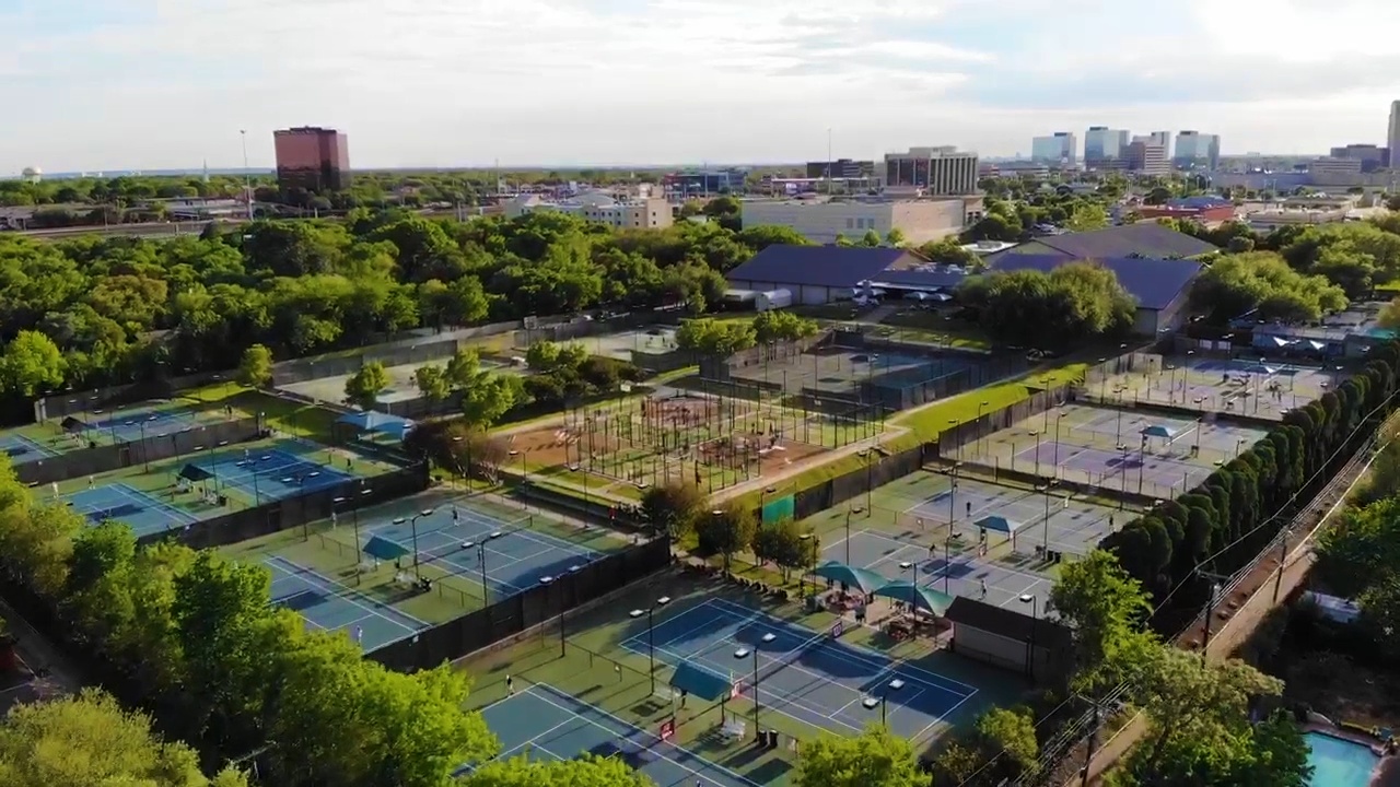 Banner House at T Bar M in Dallas, Texas - Tennis club