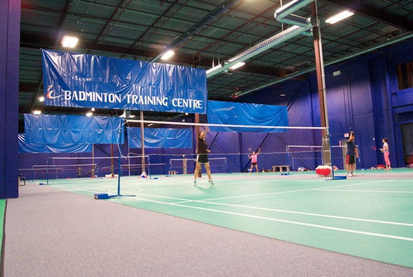 E Badminton Training Centre in Markham, Ontario - Badminton court