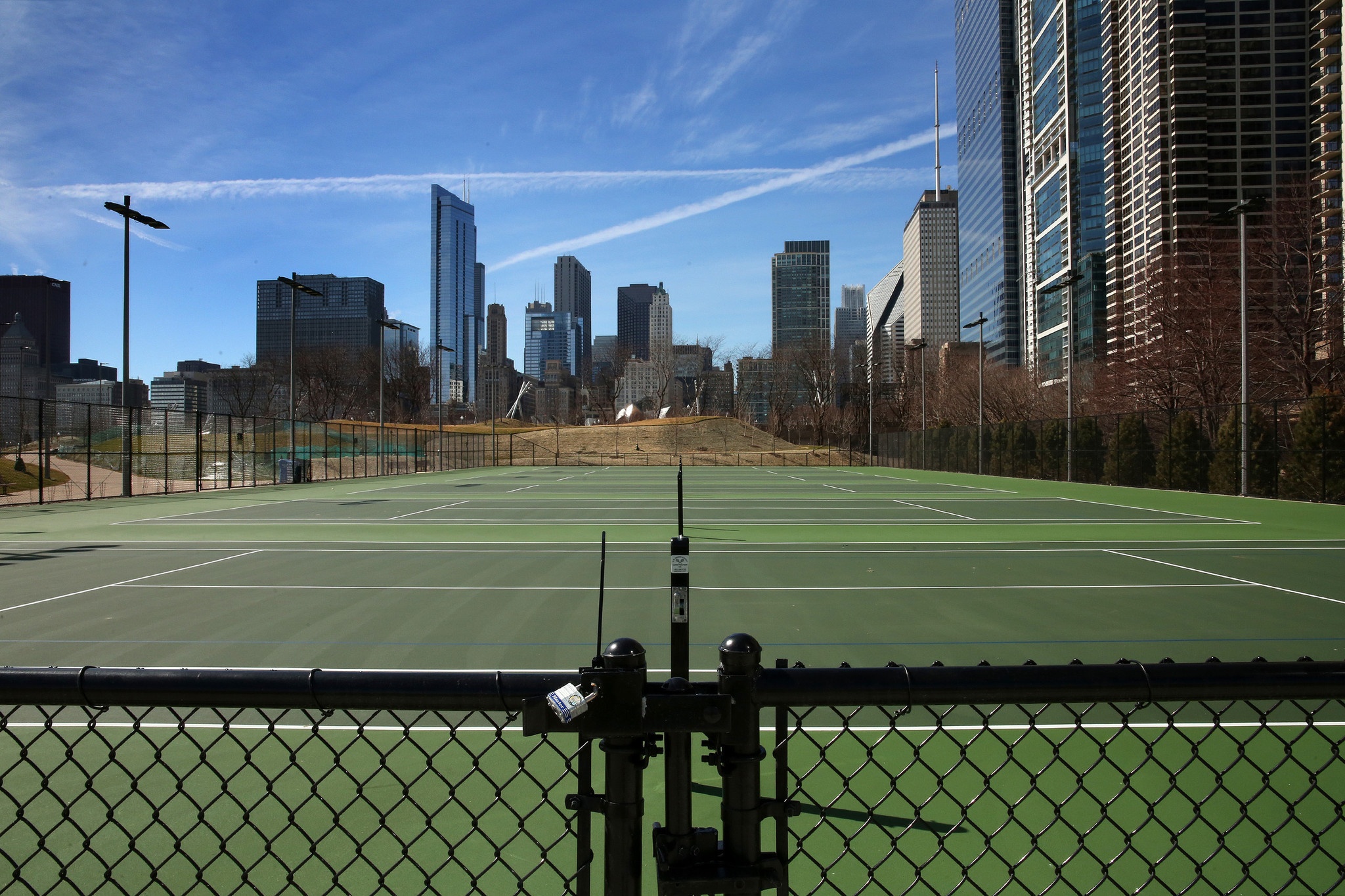 Maggie Daley Park Tennis Courts in Chicago, Illinois - Tennis court