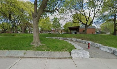 Outdoor ping pong (Fred Hamilton Playground) in Toronto, Ontario - Table tennis facility